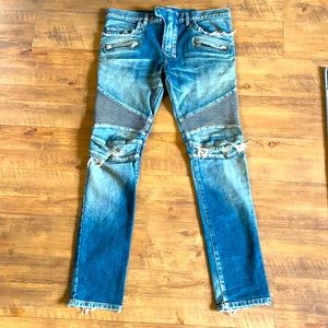 Men’s Balmain Jeans - Destroyed Slim Fit
